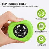 SGILE 4WD Remote Control Car for 6-12 Years Old Kids, 360° Double Side Flips RC Stunt Car Birthday Toy Gift, Green