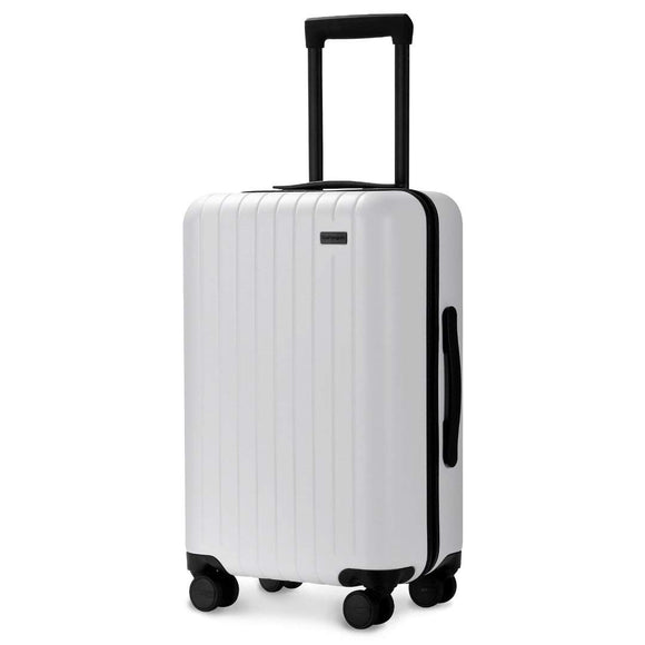 22inch GoPenguin luggage carry on with built in TSA lock White
