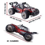 Remote Control Car with 2 Battery, Gift for 6-12 Years Old Kids, 1:16 15KM/H RC Drift Race Crawler Car Toy, Red