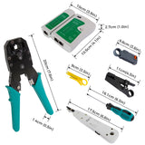 Network Tool Kit for Cat5/5e, Green