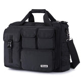 17 inch Men's Military Laptop Messenger Bag Multifunction Tactical Briefcase Computer Shoulder Handbags, Black