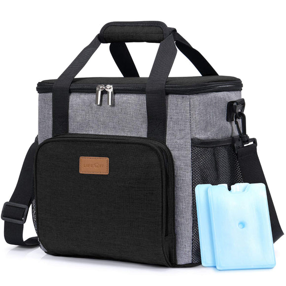 Cooler Bag for Men Adults, 17L (24-Can) Large Lunch Box Bag for School/Work