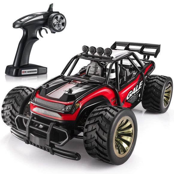 Remote Control Car with 2 Battery, Gift for 6-12 Years Old Kids, 1:16 15KM/H RC Drift Race Crawler Car Toy, Red