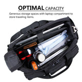 17 inch Men's Military Laptop Messenger Bag Multifunction Tactical Briefcase Computer Shoulder Handbags, Black